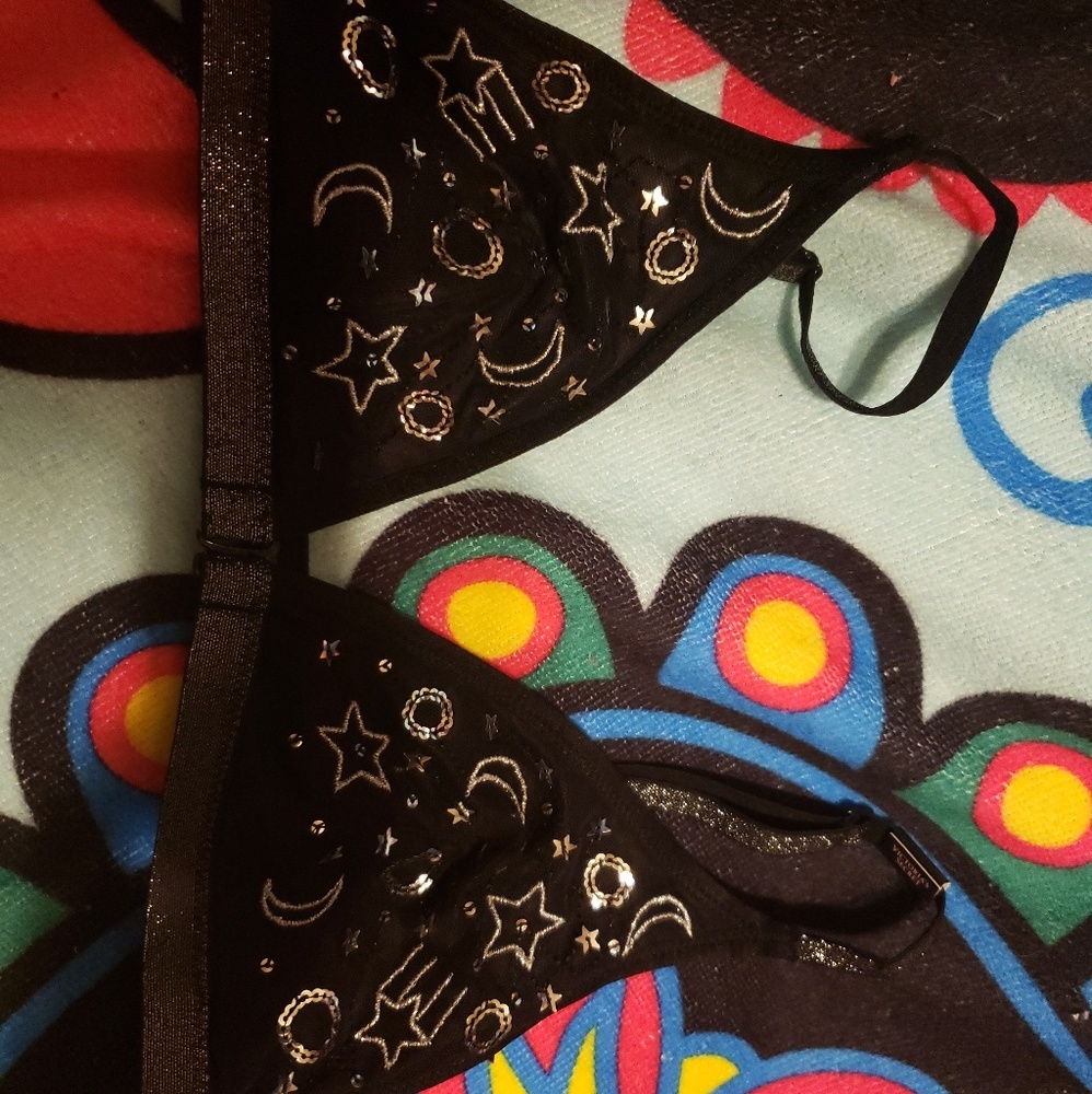 Vs stars and moon bralette size small
